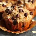 healthy banana oatmeal chocolate chip muffins recipe 5 Banana oatmeal chocolate chip muffins recipe card