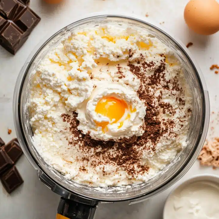 Cottage Cheese Chocolate Cake: Creamy High‑Protein Dessert 6 Blended batter for cottage cheese chocolate cake