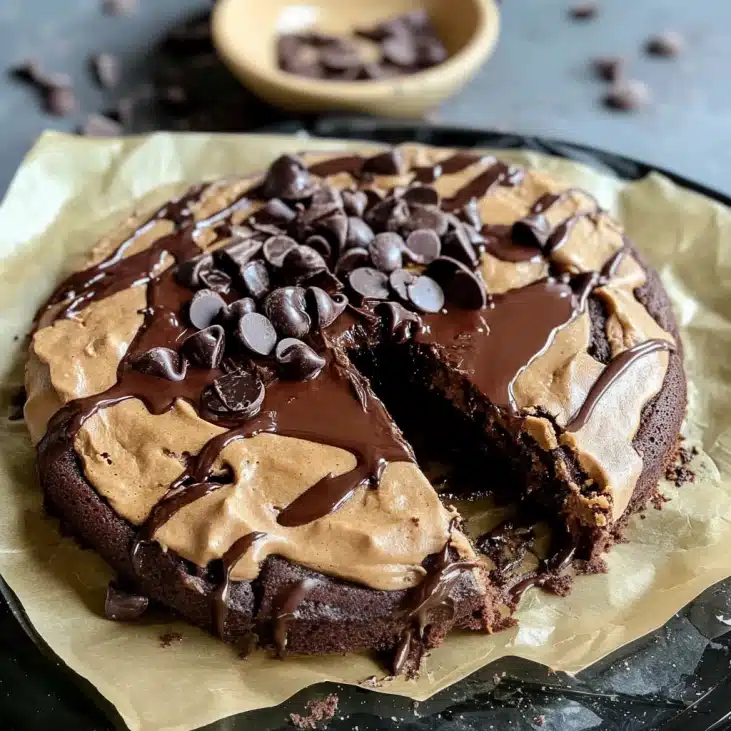 Cottage Cheese Chocolate Cake: Creamy High‑Protein Dessert 4 Recipe card with cottage cheese chocolate cake