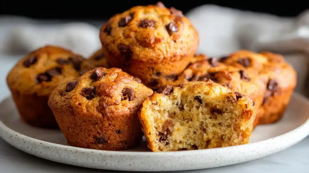 High protein cottage cheese muffins cooling on rack