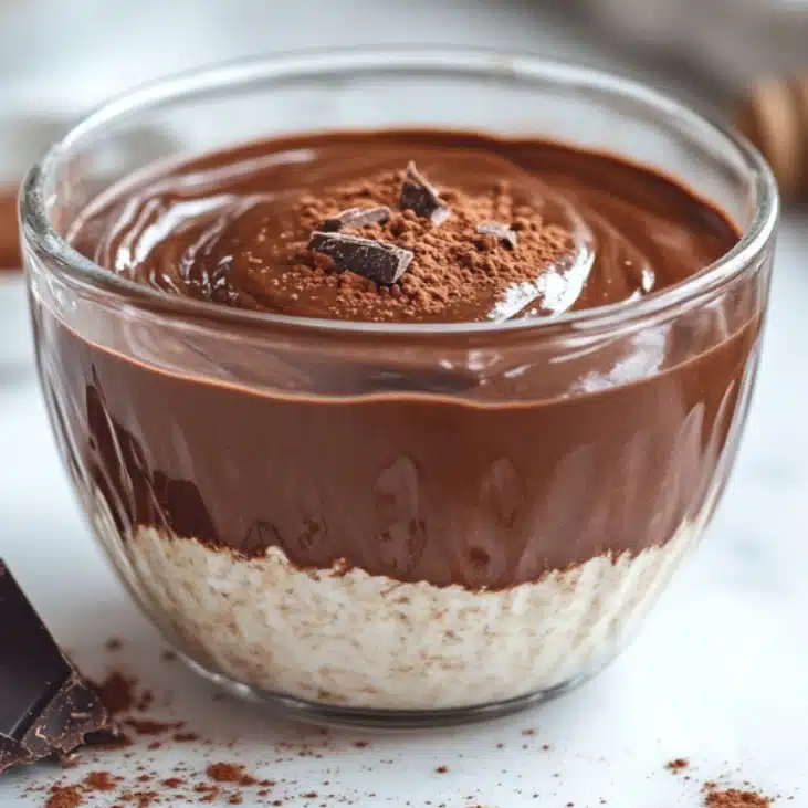 High Protein Cottage Cheese Pudding: Easy 3 Ingredients Recipe 4 Creamy cottage cheese pudding ready to serve