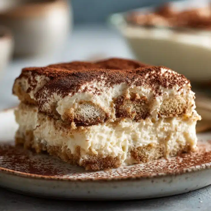 High Protein Cottage Cheese Tiramisu: No-Bake Dessert 4 Cottage cheese tiramisu in dessert jars