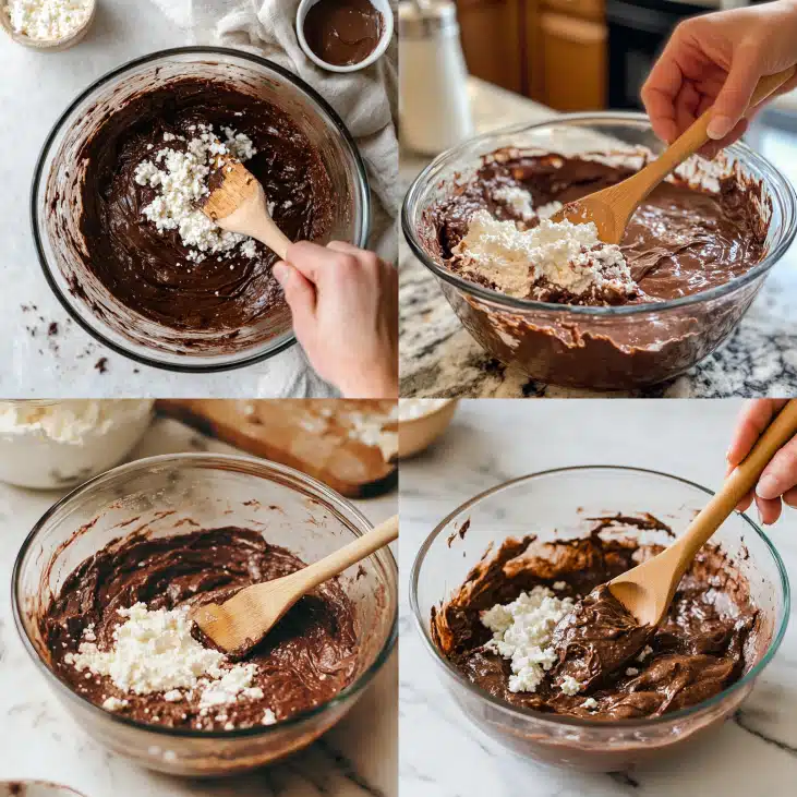 High Protein Cottage Cheese Brownies: Easy 4-Ingredient Recipe 6 Thick brownie batter for cottage cheese brownies