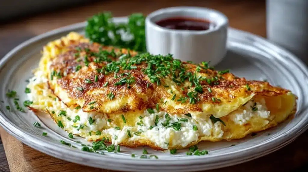 Cottage Cheese Omelette Recipe