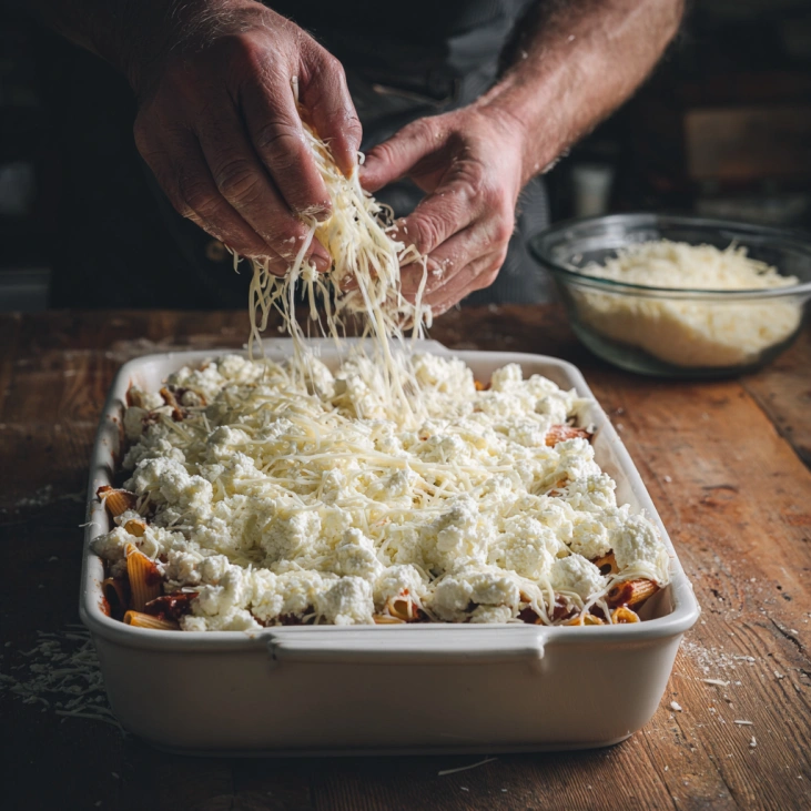 baked ziti with cottage cheese and spinach Recipe 9 layering baked ziti with cottage cheese and spinach