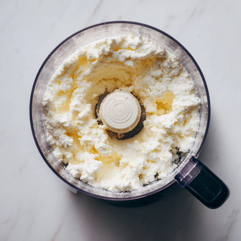 Cottage Cheese Dunkaroo Dip Recipe 8 Blending cottage cheese until creamy for Dunkaroo dip