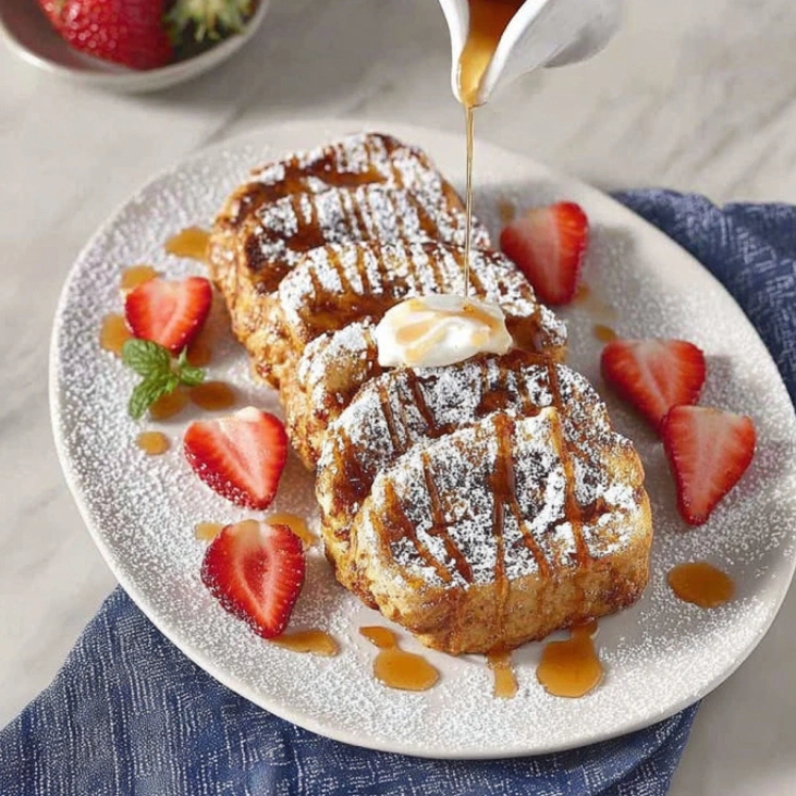 Yogurt In French Toast Recipe 6 Yogurt In French toast with fresh berries and maple syrup
